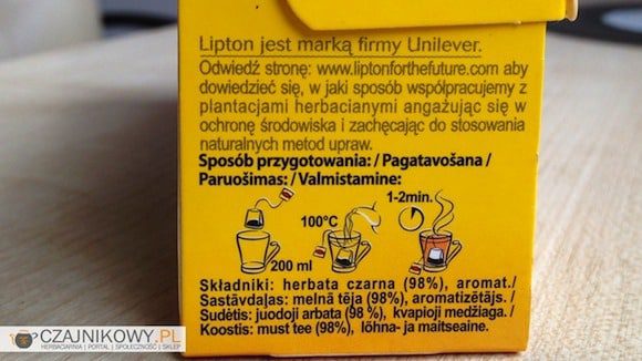  Lipton Yellow Label Tea