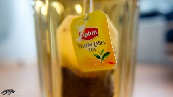 Parzenie Lipton Yellow Label Tea