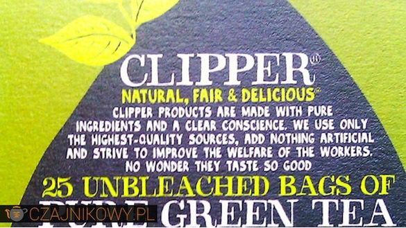 Herbata Clipper Zielona Herbata Opakowanie