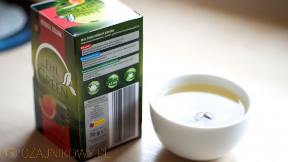 Herbata Zielona Feel Green o smaku grejpfrutowym (Posti, Biedronka), opinie