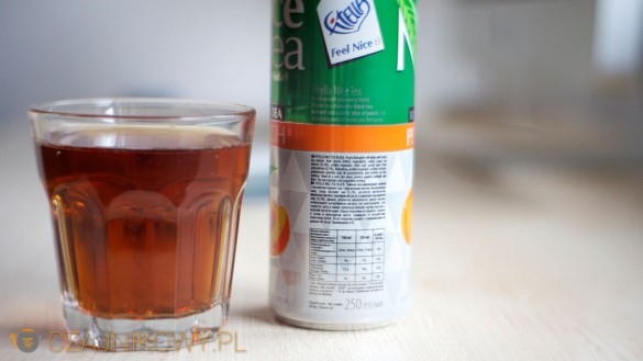 Nice Tea by Fitella Black Tea Peach (Biedronka, FoodCare), opinie