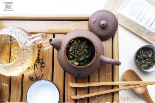 Herbata Mleczny Oolong: liście herbaty