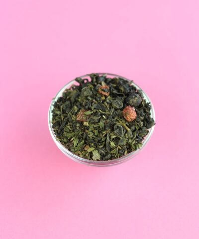 Herbata zielona porzeczka z miętą naturalna 50g